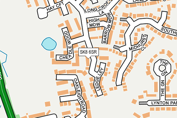 SK8 6SR map - OS OpenMap – Local (Ordnance Survey)
