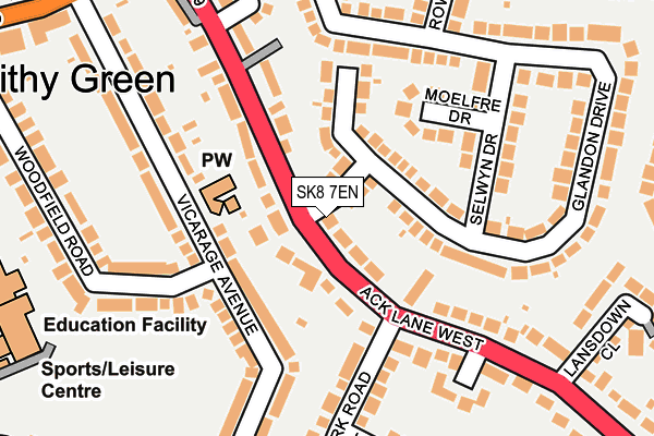 SK8 7EN map - OS OpenMap – Local (Ordnance Survey)