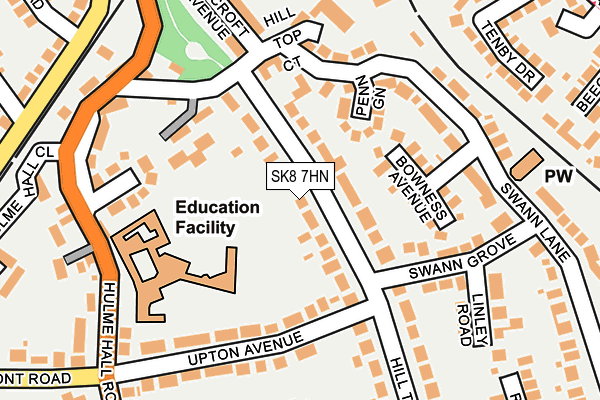 SK8 7HN map - OS OpenMap – Local (Ordnance Survey)