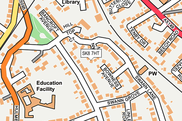 SK8 7HT map - OS OpenMap – Local (Ordnance Survey)