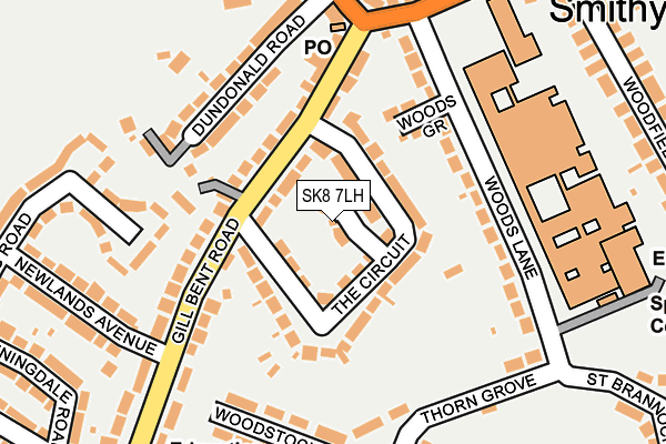 SK8 7LH map - OS OpenMap – Local (Ordnance Survey)