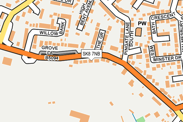 SK8 7NB map - OS OpenMap – Local (Ordnance Survey)