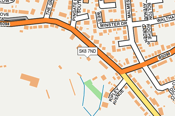 SK8 7ND map - OS OpenMap – Local (Ordnance Survey)