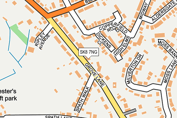 SK8 7NG map - OS OpenMap – Local (Ordnance Survey)