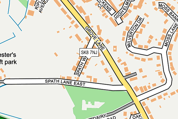 SK8 7NJ map - OS OpenMap – Local (Ordnance Survey)