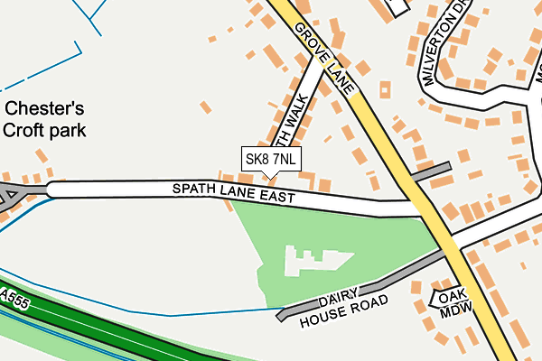 SK8 7NL map - OS OpenMap – Local (Ordnance Survey)