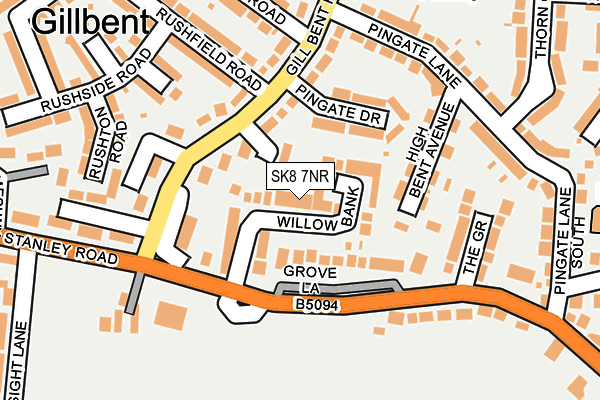 SK8 7NR map - OS OpenMap – Local (Ordnance Survey)