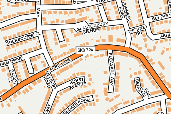 SK8 7PA map - OS OpenMap – Local (Ordnance Survey)