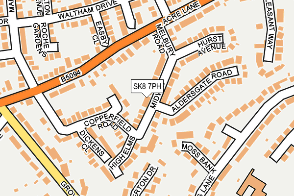 SK8 7PH map - OS OpenMap – Local (Ordnance Survey)