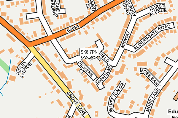 SK8 7PN map - OS OpenMap – Local (Ordnance Survey)