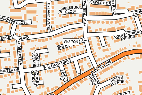 SK8 7QN map - OS OpenMap – Local (Ordnance Survey)