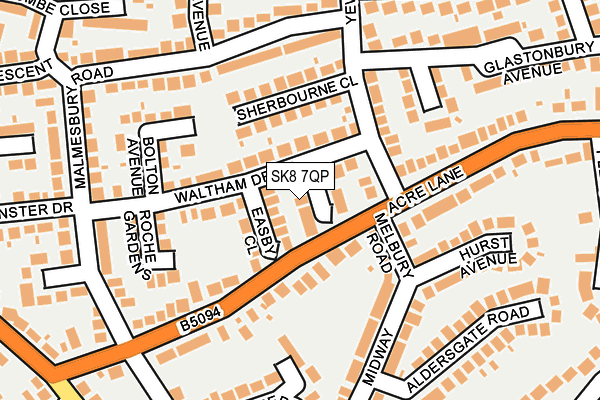 SK8 7QP map - OS OpenMap – Local (Ordnance Survey)