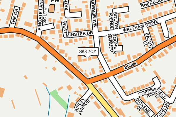 SK8 7QY map - OS OpenMap – Local (Ordnance Survey)