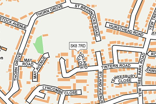 SK8 7RD map - OS OpenMap – Local (Ordnance Survey)