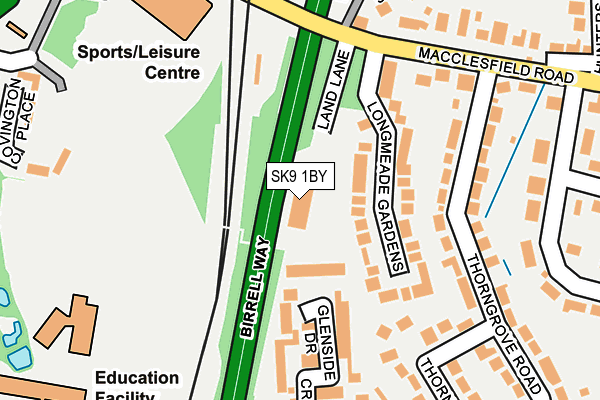 SK9 1BY map - OS OpenMap – Local (Ordnance Survey)