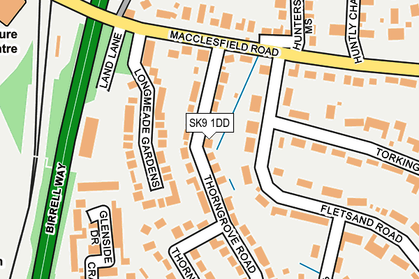SK9 1DD map - OS OpenMap – Local (Ordnance Survey)
