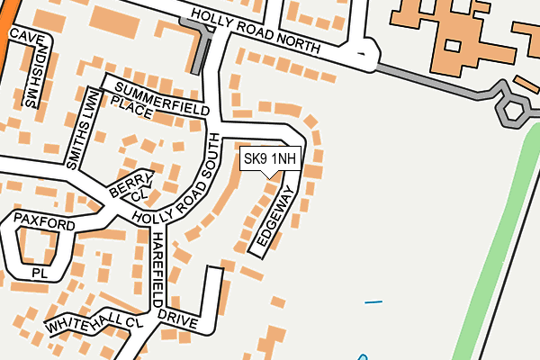 SK9 1NH map - OS OpenMap – Local (Ordnance Survey)