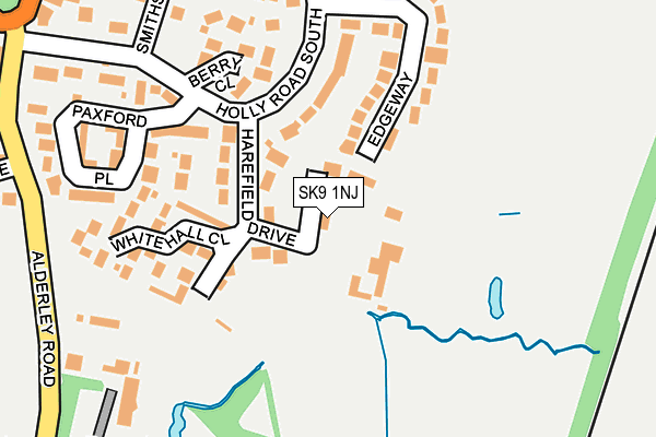 SK9 1NJ map - OS OpenMap – Local (Ordnance Survey)