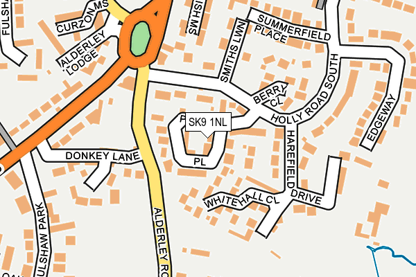 SK9 1NL map - OS OpenMap – Local (Ordnance Survey)