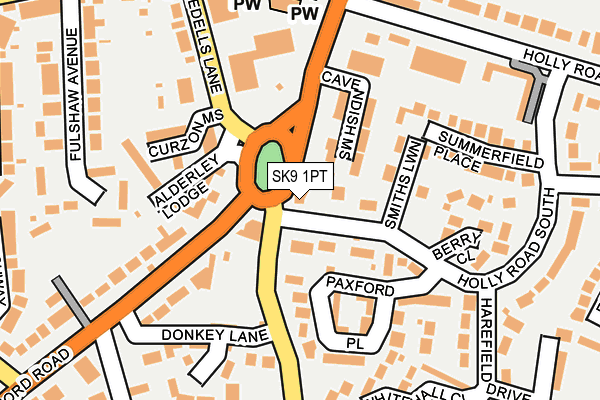 Map of F37 NETWORK LTD at local scale