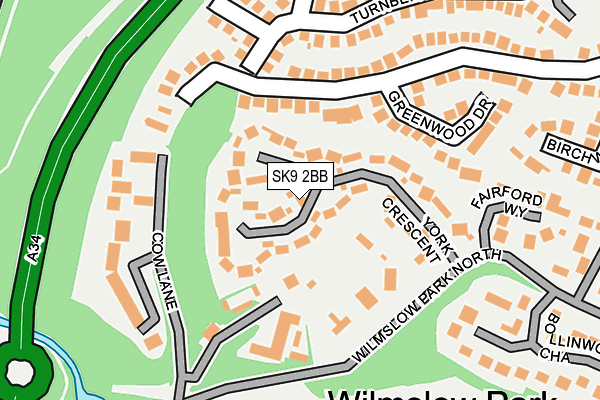Map of ANFIELD ESTATES LIMITED at local scale