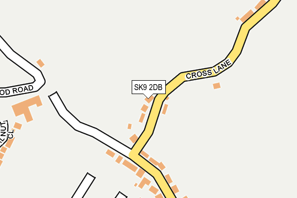 SK9 2DB map - OS OpenMap – Local (Ordnance Survey)