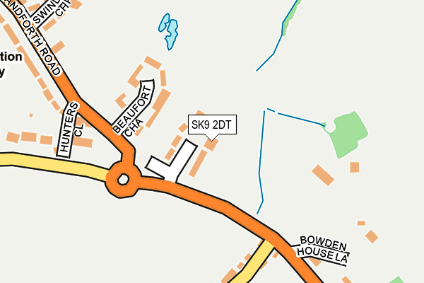 SK9 2DT map - OS OpenMap – Local (Ordnance Survey)