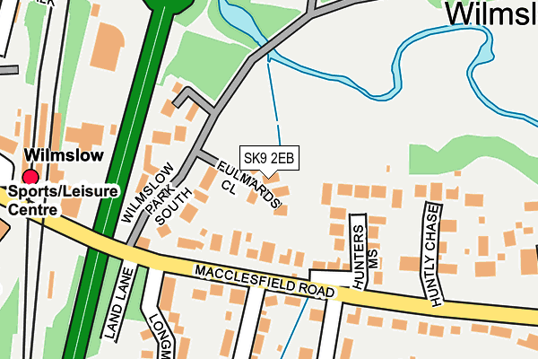 SK9 2EB map - OS OpenMap – Local (Ordnance Survey)