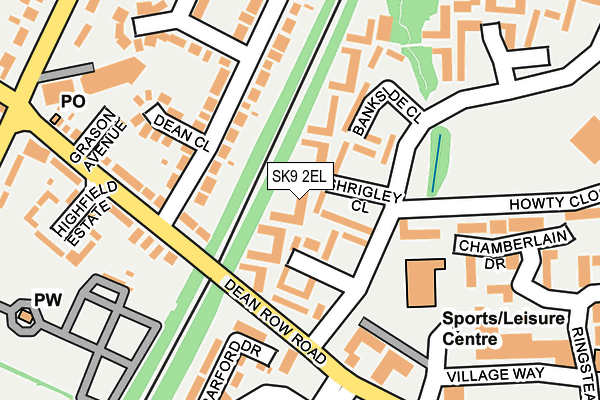 SK9 2EL map - OS OpenMap – Local (Ordnance Survey)
