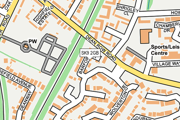 SK9 2GB map - OS OpenMap – Local (Ordnance Survey)