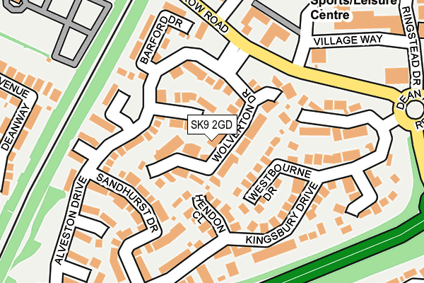 SK9 2GD map - OS OpenMap – Local (Ordnance Survey)