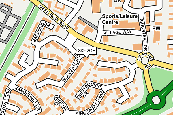 SK9 2GE map - OS OpenMap – Local (Ordnance Survey)