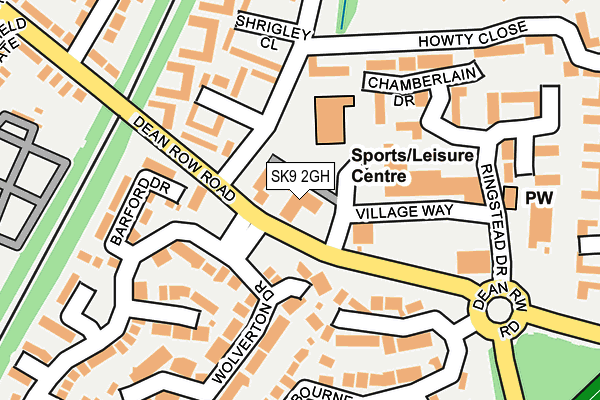 SK9 2GH map - OS OpenMap – Local (Ordnance Survey)