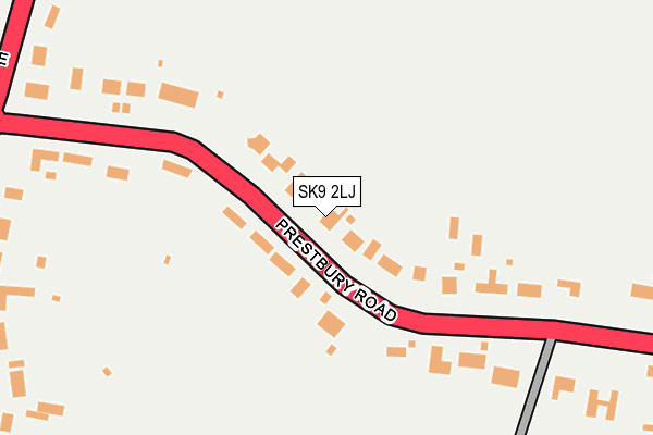 SK9 2LJ map - OS OpenMap – Local (Ordnance Survey)