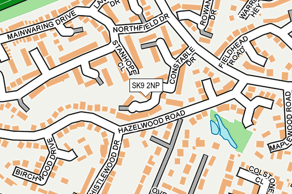 SK9 2NP map - OS OpenMap – Local (Ordnance Survey)