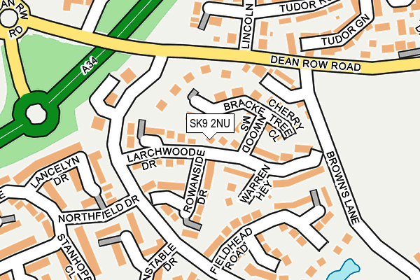 SK9 2NU map - OS OpenMap – Local (Ordnance Survey)