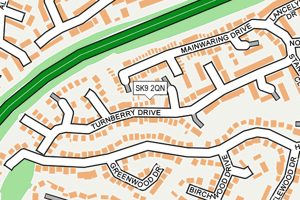 SK9 2QN map - OS OpenMap – Local (Ordnance Survey)