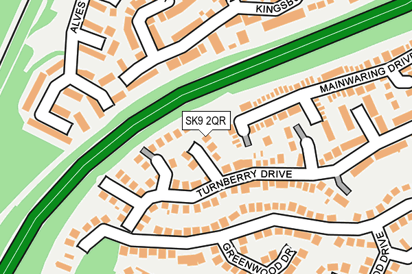 SK9 2QR map - OS OpenMap – Local (Ordnance Survey)