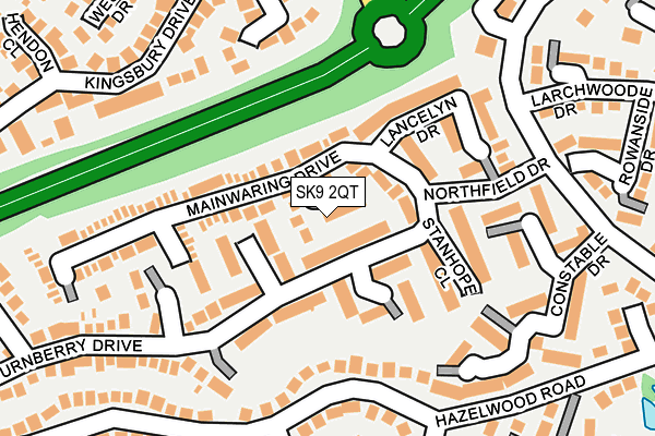 SK9 2QT map - OS OpenMap – Local (Ordnance Survey)