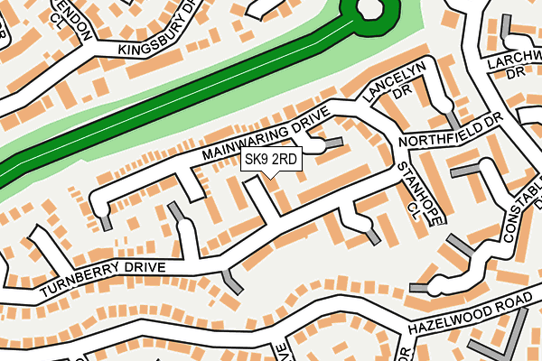SK9 2RD map - OS OpenMap – Local (Ordnance Survey)