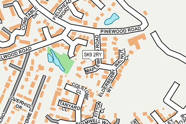SK9 2RY map - OS OpenMap – Local (Ordnance Survey)