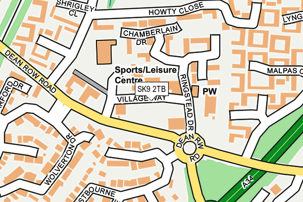SK9 2TB map - OS OpenMap – Local (Ordnance Survey)