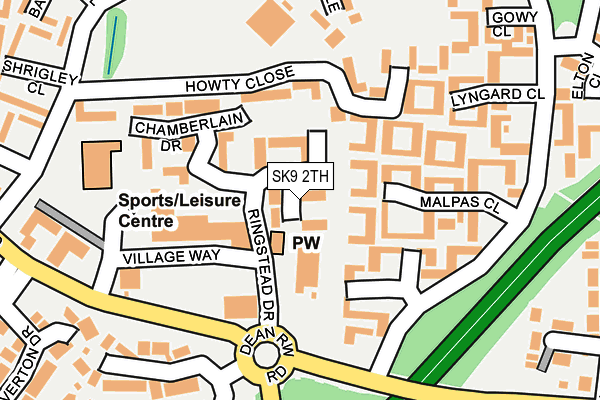 SK9 2TH map - OS OpenMap – Local (Ordnance Survey)