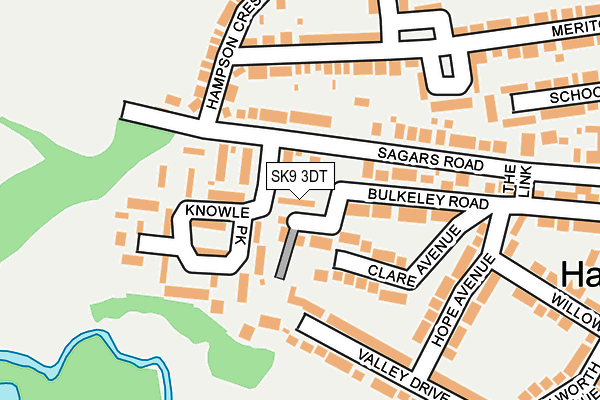 SK9 3DT map - OS OpenMap – Local (Ordnance Survey)