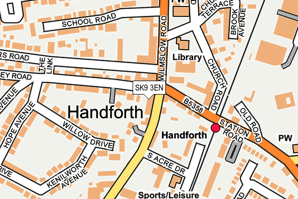 Map of PAUL'S PLACE (HANDFORTH) LIMITED at local scale