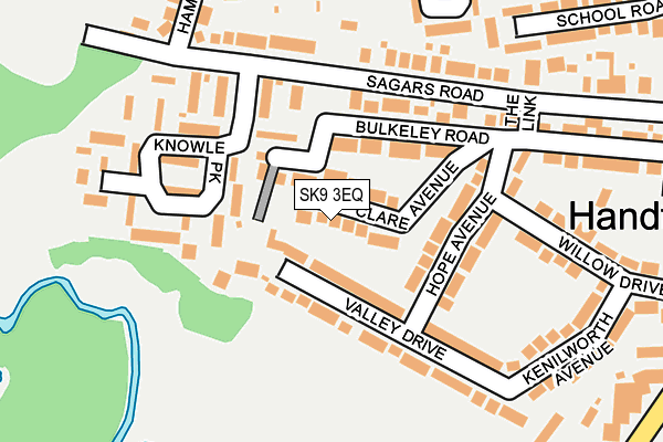 SK9 3EQ map - OS OpenMap – Local (Ordnance Survey)