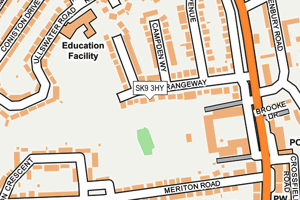 SK9 3HY map - OS OpenMap – Local (Ordnance Survey)