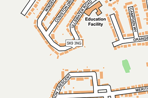 SK9 3NG map - OS OpenMap – Local (Ordnance Survey)