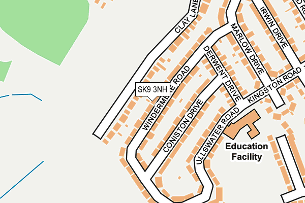 SK9 3NH map - OS OpenMap – Local (Ordnance Survey)