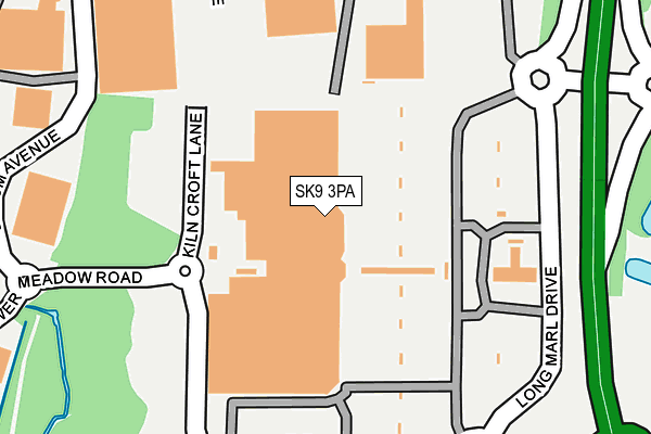 SK9 3PA map - OS OpenMap – Local (Ordnance Survey)